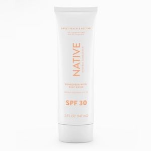 5 fl oz. SPF 30 Native sunscreen Sweet Peach & Nectar NWT